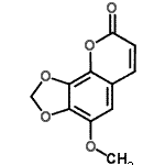CAS#: 28843-40-5， 4-Methoxy-8H-[1,3]Dioxolo[4,5-h]Chromen-8-One