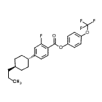 CAS#: 288579-86-2， [4-(Trifluoromethoxy)Phenyl] 2-Fluoro-4-(4-Propylcyclohexyl)Benzoate
