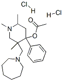 CAS#: 28866-28-6， [5-(Azepan-1-Ylmethyl)-1,2,5-Trimethyl-4-Phenyl-4-Piperidyl] Acetate Dihydrochloride