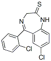 CAS#: 2894-71-5， 7-Chloro 5-(2-Chlorophenyl)-1,3-Dihydro-2H-(1,4)-Benzodiazepine-2-Thione