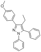 CAS#: 289725-88-8， 1,5-Diphenyl-4-Ethyl-3-(4-Methoxyphenyl)-1H-Pyrazole