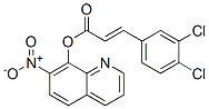 CAS 登录号：29002-20-8， 7-硝基-8-喹啉醇 3-(3,4-二氯苯基)丙烯酸酯