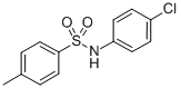 structure of CAS# 2903-34-6, N-(4-Chlorophenyl)-p-Toluenesulfonamide;N-(4-Chlorophenyl)-4-Methyl-Benzenesulfonamide;N-(P-Chlorophenyl)-P-Toluenesulphonamide