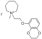 CAS#: 2906-84-5， 1-(2-(1,4-Benzodioxan-5-Yloxy)Ethyl)-1-Methylhexahydro-1H-Azepinium Iodide