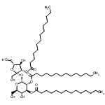 CAS#: 29063-61-4， 3-O-Tetradecanoyl-beta-D-Fructofuranosyl 2,3-Di-O-Tetradecanoyl-alpha-D-Glucopyranoside