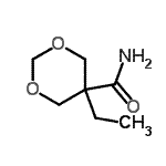 CAS 登录号：29185-59-9， 5-乙基-1,3-二恶烷-5-甲酰胺