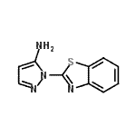 CAS 登录号：29219-43-0， 1-(1,3-苯并噻唑-2-基)-1H-吡唑-5-胺