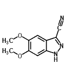 CAS#: 29281-09-2， 5,6-Dimethoxy-1H-Indazole-3-Carbonitrile