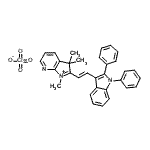 CAS#: 29330-29-8， 2-[(E)-2-(1,2-Diphenylindol-3-Yl)Vinyl]-1,3,3-Trimethyl-Pyrrolo[5,4-b]Pyridin-1-Ium Perchlorate