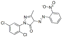 CAS 登录号：29330-49-2， 1-(2,5-二氯苯基)-3-甲基-4-[(O-硝基苯基)偶氮]-2-吡唑啉-5-酮