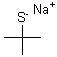 structure of CAS# 29364-29-2, Sodium 2-Methyl-2-Propanethiolate;(TERT-BUTYLTHIO)SODIUM;2-Methyl-2-propanethiol sodium salt;SODIUM 2-METHYL-2-PROPANETHIOLATE