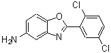 结构式 CAS# 293737-84-5, 2-(2,5-二氯苯基)-1,3-苯并恶唑-5-胺