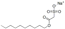 CAS 登录号：29444-28-8， 2-(癸基氧基)-2-氧代乙烷-1-磺酸钠
