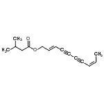 CAS#: 29444-87-9， (2E,8Z)-2,8-Decadiene-4,6-Diyn-1-Yl 3-Methylbutanoate