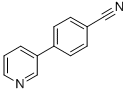 结构式 CAS# 294648-03-6, 4-(3-吡啶基)苯甲腈