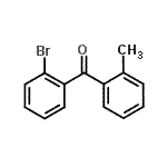 structure of CAS# 294878-57-2, (2-Bromophenyl)(2-Methylphenyl)Methanone;2-Bromo-2'-methylbenzophenone