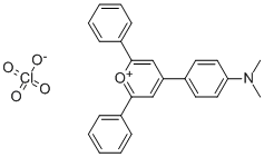 结构式 CAS# 2970-29-8, 4-(对二甲胺苯基)-2,6-二苯基吡喃鎓高氯酸盐