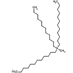 structure of CAS# 29710-98-3, N,N-Didodecyl-N-methyl-1-dodecanaminium iodide;Methyltridodecylammonium iodide;Tridodecylmethylammonium iodide;TRIDODECYLMETHYLAMMONIUMIODIDE