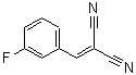 结构式 CAS# 2972-71-6, (3-氟苄亚基)丙二腈