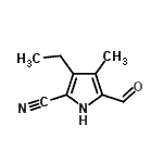 CAS#: 297731-35-2， 3-Ethyl-5-Formyl-4-Methyl-1H-Pyrrole-2-Carbonitrile