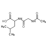 CAS#: 29852-55-9， N-Acetylglycylleucine