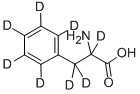 结构式 CAS# 29909-00-0, 3-苯基-D5-丙氨酸-2,3,3-D3