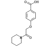 CAS#: 29936-93-4， 4-[2-Oxo-2-(1-Piperidinyl)Ethoxy]Benzoic Acid