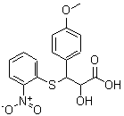 CAS#: 30067-06-2， 2-Hydroxy-3-(4-Methoxyphenyl)-3-[(2-Nitrophenyl)Sulfanyl]Propanoic Acid