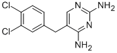 结构式 CAS# 30077-58-8, 2,4-二氨基-5-(3,4-二氯苄基)嘧啶