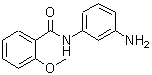 结构式 CAS# 301207-46-5, N-(3-氨基苯基)-2-甲氧基苯甲酰胺