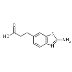 CAS#: 30132-20-8， 3-(2-Amino-1,3-Benzothiazol-6-Yl)Propanoic Acid
