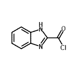 structure of CAS# 30183-14-3, 1H-Benzimidazole-2-Carbonyl Chloride;1H-Benzimidazole-2-carbonyl chloride hydrochloride;1H-Benzimidazole-2-carbonylchloride HCl;1h-benzimidazole-2-carbonylchloride hydrochloride