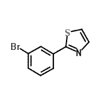 CAS 登录号：30216-47-8， 2-(3-溴苯基)噻唑