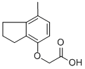 structure of CAS# 302901-39-9, 2-(7-Methylindan-4-Yloxy)Acetic Acid;2-[(7-METHYL-2,3-DIHYDRO-1H-INDEN-4-YL)OXY]ACETIC ACID;2-(7-METHYLINDAN-4-YLOXY)ACETIC ACID