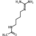 CAS 登录号：3031-89-8， N-{4-[(二氨基亚甲基)氨基]丁基}乙酰胺