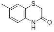structure of CAS# 30322-02-2, 7-Methyl-1,4-Benzothiazin-3-One;7-METHYL 2H[1,4]BENZOTHIAZIN 3(4H)-ONE;7-METHYL-1,4-BENZOTHIAZIN-3(4H)-ONE;7-Methyl-1,4-Benzothiazine-3-One