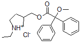 CAS#: 3043-12-7， (1-Ethylpyrrolidin-1-Ium-3-Yl)Methyl 2-Methoxy-2,2-Diphenylacetate Chloride