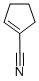 结构式 CAS# 3047-38-9, 1-氰基环戊烯