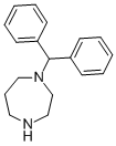CAS#: 30486-56-7， 1-(Diphenylmethyl)Hexahydro-1H-1,4-Diazepine