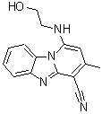CAS 登录号：305331-46-8， 1-[(2-羟基乙基)氨基]-3-甲基吡啶并[1,2-a]苯并咪唑-4-甲腈