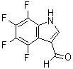 structure of CAS# 30683-38-6, 4,5,6,7-Tetrafluoroindole-3-Carboxaldehyde;4,5,6,7-Tetrafluoro-1H-Indole-3-Carboxaldehyde 98%;4,5,6,7-Tetrafluoro-1H-Indole-3-Carboxaldehyde98%;4,5,6,7-TETRAFLUORO-1H-INDOLE-3-CARBOXALDEHYDE