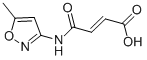 结构式 CAS# 306935-78-4, 4-[(5-甲基异恶唑-3-基)氨基]-4-氧代丁-2-烯酸