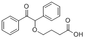 结构式 CAS# 306935-85-3, 4-氧代-4-(2-氧代-1,2-二苯基乙氧基)丁酸