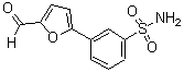 structure of CAS# 306935-94-4, 3-(5-Formyl-2-Furyl)Benzenesulfonamide;5-[3-(Aminosulphonyl)Phenyl]Furan-2-Carboxaldehyde;5-(3-Sulphamoylphenyl)Furan-2-Carboxaldehyde;3-(5-Formyl-2-Furyl)Benzenesulphonamide