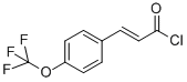 结构式 CAS# 306936-02-7, 3-[4-(三氟甲氧基)苯基]丙-2-烯酰氯