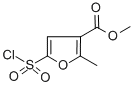 structure of CAS# 306936-35-6, Methyl 5-(Chlorosulfonyl)-2-Methyl-3-Furoate;Methyl 5-(Chlorosulphonyl)-2-Methylfuran-3-Carboxylate, 5-(Chlorosulphonyl)-3-(Methoxycarbonyl)-2-Methylfuran;3-Furancarboxylicacid,5-(Chlorosulfonyl)-2-Methyl-,Methylester(9CI);Methyl 5-(Chlorosulphonyl)-2-Methyl-3-Furoate, 95%+