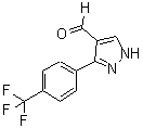 structure of CAS# 306936-65-2, 3-[4-(Trifluoromethyl)Phenyl]-1H-Pyrazole-4-Carbaldehyde;3-[4-(Trifluoromethyl)Phenyl]-1H-Pyrazole-4-Carboxaldehyde;3-[4-(TRIFLUOROMETHYL)PHENYL]-1H-PYRAZOLE-4-CARBALDEHYDE