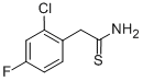 structure of CAS# 306937-36-0, 2-(2-Chloro-4-Fluorophenyl)Ethanethioamide;2-(2-CHLORO-4-FLUOROPHENYL)ETHANETHIOAMIDE