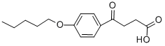 structure of CAS# 30742-05-3, 4-Oxo-4-(4-Pentyloxy-Phenyl)-Butyric Acid;4-(4-Amoxyphenyl)-4-Keto-Butyrate;Zinc02144853