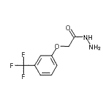 结构式 CAS# 307557-56-8, 2-[3-(三氟甲基)苯氧基]乙酰肼